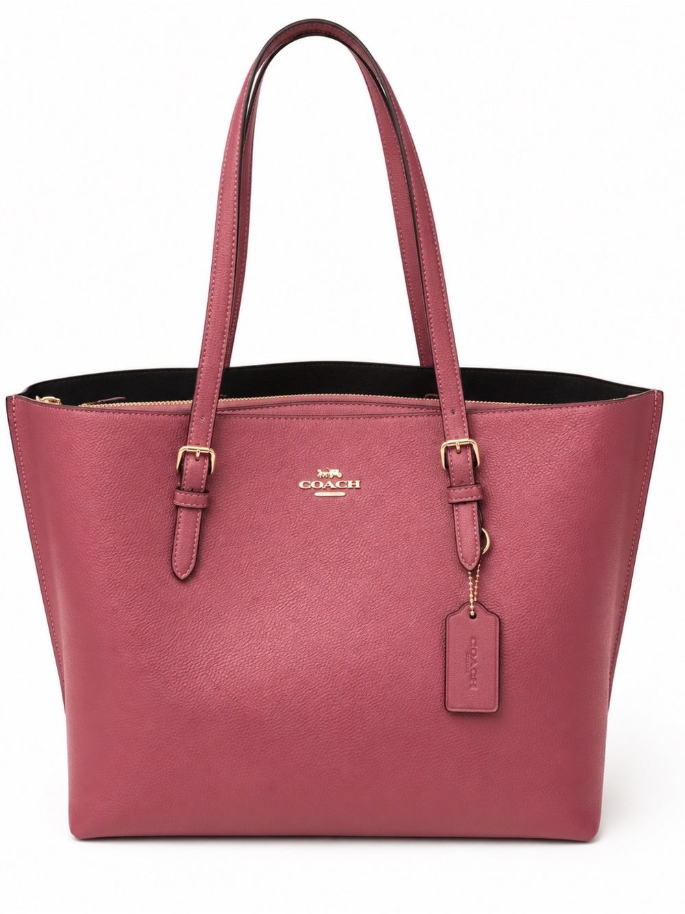 Coach Mollie Tote Large Leather Shoulder Bag “Strawberry Haze Pink” 1671